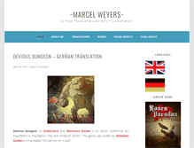 Tablet Screenshot of en.marcel-weyers.de
